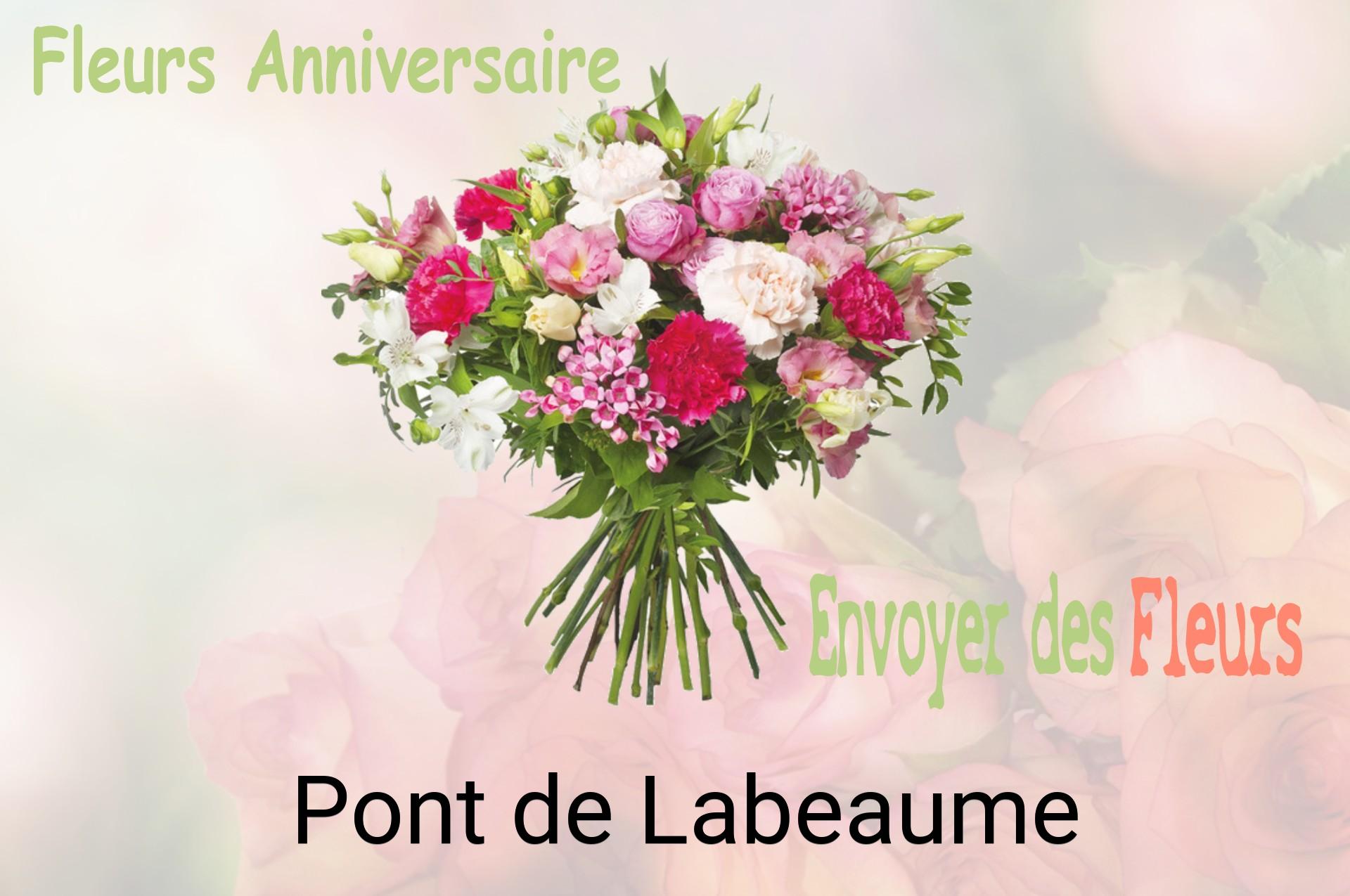 Bouquet de fleurs d’anniversaire livré à Pont-de-Labeaume