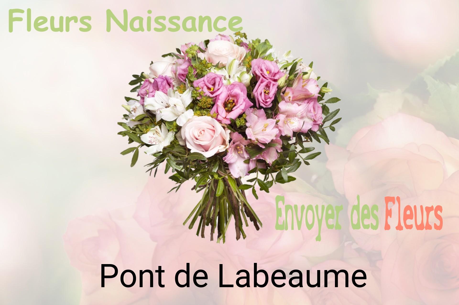 Bouquet de fleurs de naissance livré à Pont-de-Labeaume